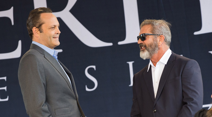 Mel Gibson y Vince Vaughn juntos